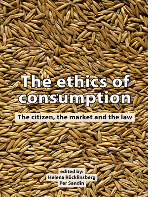cover image of The ethics of consumption